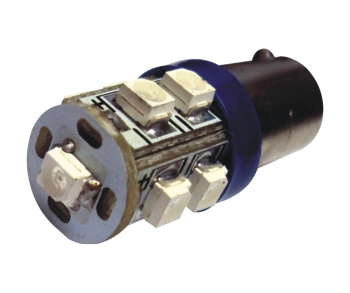 (LED 002) 69 com 9 LEDs SMD (LED 1210) - AZUL, 12V