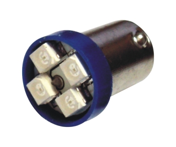 (LED 008) 69 Com 4LEDs SMD (LED 1210) - AZUL, 12V
