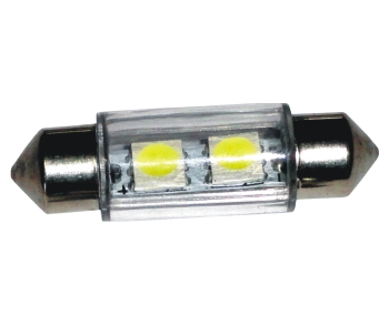 (LED 011) TORPEDO 4 LEDs (LED 5050) - 36mm BRANCO, 12V