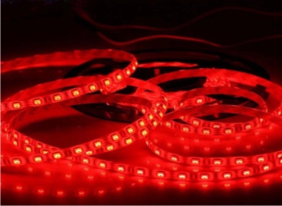 (LED 036) ROLO FITA FLEXIVEL 3528 (5m) - VERMELHO 12V
