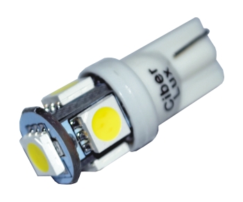 (LED 042) PINGÃO 5SMD (LED 5050) - BRANCO, 24V