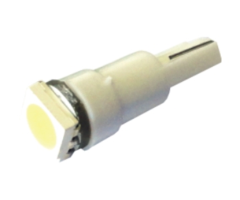 (LED 049) PINGUINHO T5 1SMD (LED 5050) - BRANCO, 12V