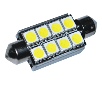 (LED 074) TORPEDO 8 LEDs (LED 5050) - 41mm CANBUS, 12V
