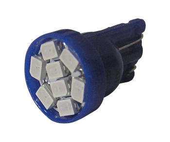 (LED 108) PINGAO 8SMD (LED 3020) AZUL 12V