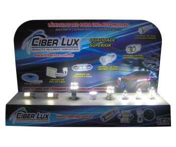 (LED 500) Expositores de Displays de plástico